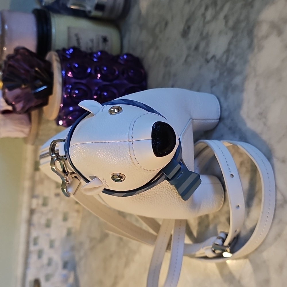 NWOT KATE SPADE ARTIC FRIENDS POLAR BEAR CROSSBODY BAG WITH BLUE SCARF - Picture 5 of 16